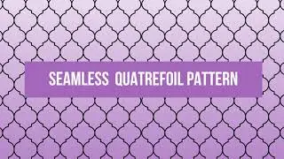 🆕How To Make A Repeating Pattern Using Inkscape: Quatrefoil 👉 Inkscape Background Pattern Video