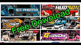 Stiker Bus Basuri Terbaru Kumpulan Gambar Bus File Corel Free Download / Part #3