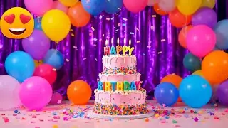 Beautiful Happy Birthday Song 🎂 The Best Birthday Celebration Video 🎉 🤩