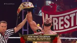 DREW MCINTYRE WIN UNIVERSAL CHAMPIONSHIP VS BROCK LESNAR AT WRESTLEMAINA 36 NIGHT 2 RESULTS