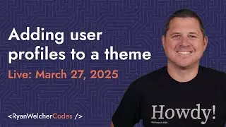 🔥🔥 Adding user profiles to the Block Developer Cookbook 🔥🔥
