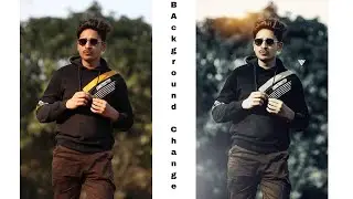 Adobe photoshop color grading /black filter editing / photoshop background change