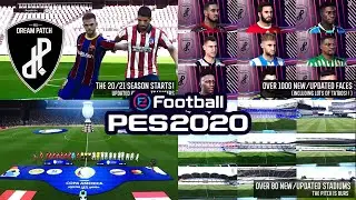¡CON ÉSTE PARCHE TU PES 2020 SERÁ MEJOR QUE EL 2021! 😍 DREAM PATCH V2.0