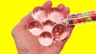 Vidéo Étrangement Satisfaisante avec Orbeez
