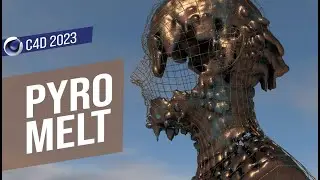 Head melting fun in C4D 2023: Pyro Melt [Part 1]