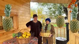 Making PINEAPPLE JAM with Grandma Rose | Different Recipes