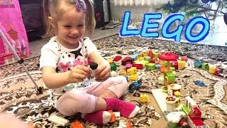 Поиграли в LEGO. Собрали пиццерию! Mimi Mira play lego!