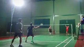 Badminton PB Janganan | pak Cueng/pak Sugeng vs cak Rul/Zudin