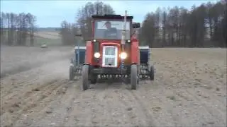 sianie zboża ursusem C 360 w 2016 r