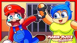 👲 ESCAPE CREEPY INSIDE OUT BARRY [SCARY OBBY] | Mario Plays Roblox Inside Out 2 Barry's Prison Run
