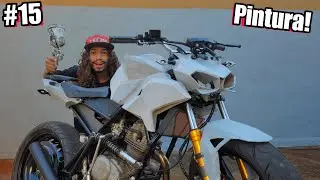 THIS IS THE NEW COLOR OF THE HOMEMADE MOTORCYCLE!!