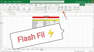 How to use Flash Fill in MS Excel in Hindi