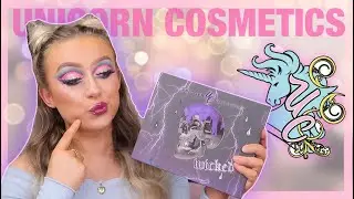 Testing UNICORN COSMETICS | Wicked palette, Lashes, Brushes & More | FIRST IMPRESSIONS & Full Face