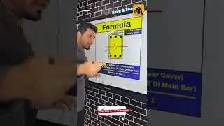 ✅How To Calculate The Centre To Centre Distance Of Bar In Beam/Column/ Slab(Part-1)
