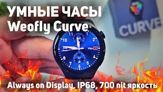 New! Weofly Curve: budget WATCH with 2.5D - 1.43-inch AMOLED display, IP68, 700 nit brightness