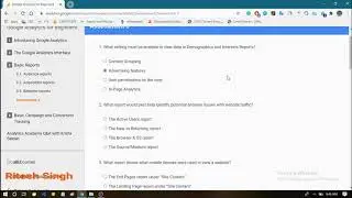 Google Analytics For Beginners Certificate 2020