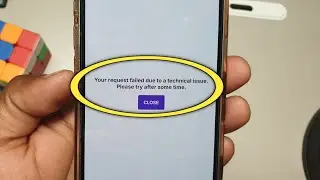 your request failed due to a technical issue. please try after some time