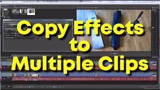 Vegas Pro | Copy FX Effects to Multiple Clips | How to Copy FX Tracks Videos