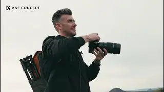 K&F CONCEPT Lightweight Travel Tripods K234A0+BH-28L | Cellphone Clip for Smartphone Vlog