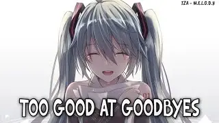 Nightcore- Too Good at Goodbyes | Lyrics (Sam Smith)