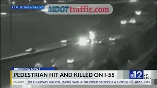 Pedestrian hit, killed on I-55 in Jackson