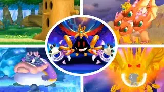 Kirby's Return To Dream Land All Bosses