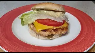 Evde En Kolay Tavuk Burger