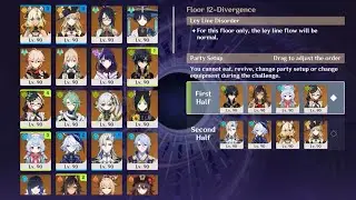 Spiral Abyss Floor 12 (Oct 2024) [9 Stars] | Genshin Impact