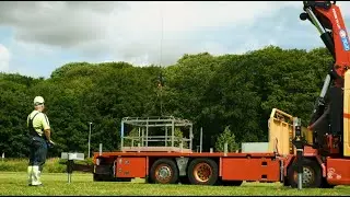 How to operate the hoist on an HMF crane