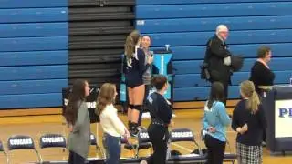 Volleyball National Anthem   Plainfield South High School