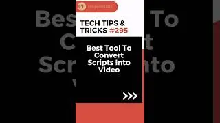 Best Tool To Convert Scripts Into Video I Cosas Learning | Tech Tips & Tricks 
