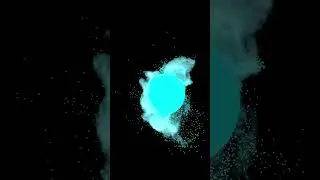 C4D 기본 파티클 기능 테스트