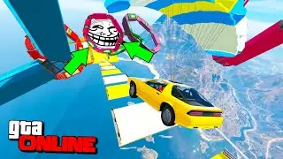 САМЫЙ ДЛИНЫЙ СПУСК БЕЗ ТОРМОЗОВ! КУДА ЛЕТЕТЬ? GTA 5 ОНЛАЙН
