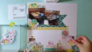 #30dscbl15 Day 20 Process Video | "Amazing Upgrade" | Simple Stories Flea Market Collection