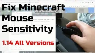 FIX Minecraft Mouse Acceleration Sensitivity GLITCH 1.14.3 Or Higher!!! | MULTIPLE FIXES
