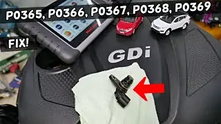 CODE P0365 P0366 P0367 P0368 P0369 CAMSHAFT SENSOR HYUNDAI KIA 2.4 GDI ENGINE