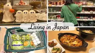 window shopping, shopping at Korean market, make Kimchi and side dishes | living in japan
