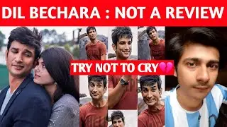 DIL BECHARA | TRIBUTE TO SUSHANT SINGH RAJPUT | ANURAG BISHT