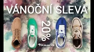 Vánoční sleva 20% na dámské boty značky Tamaris