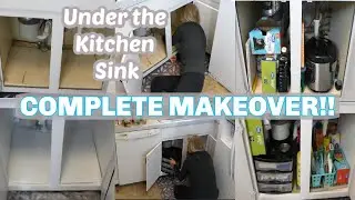 🌼 KITCHEN SPRING CLEANING | PART 3 UNDER THE KITCHEN SINK ORGANIZATION | CLEAN WITH ME | DECLUTTER