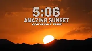 Amazing Sunset View In 5 Minutes!