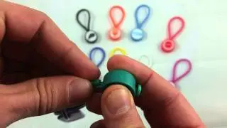 Plastic loop keychain #PSS205 by QCS Asia