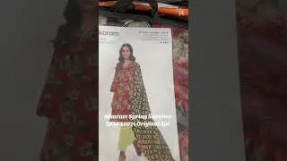 Alkaram Spring Summer Lawn Collection 2024 3pc #alkaramstudio #lawncare #viralvideo #lawncollection