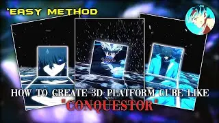 How To Create 3d Platform Cube Like @Conquestor_!!! (+Preset) ✨