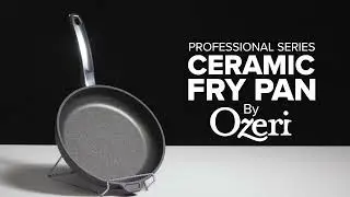 Ozeri Professional Series Ceramic Fry Pan, Hand Cast and Made in Germany