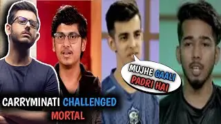 Scout Abusing on Live Stream | Scout Exposed Carryminati Challenge Mortal | Fnatic Soul Entity Game
