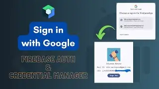 Sign-in with Google | Firebase Auth & Credential Manager | Jetpack Compose | Code-Along