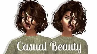 The Sims 4: CAS | Casual Beauty + FULL CC LIST & SIM DOWNLOAD!