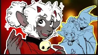 Narinder Helps Lambert with their Wool || Rehabilitation Of Death - Cult of the Lamb Au Comic Dub