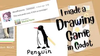 I made a drawing game in Godot in 3 days !!